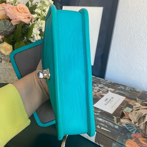 Coach Legacy Penny Turquoise Crossbody Bag - Picture 9 of 9
